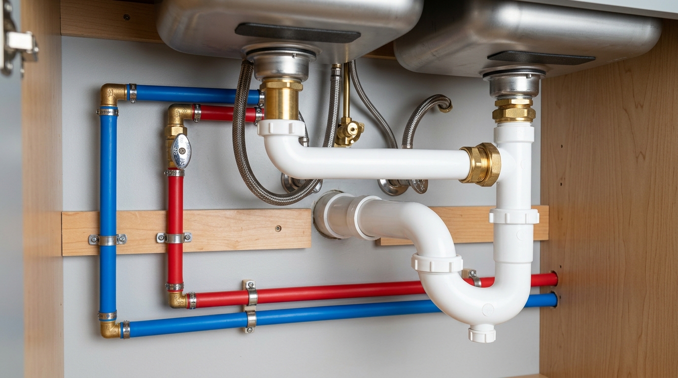 Pristine Uponor PEX-a Water Distribution Manifold System